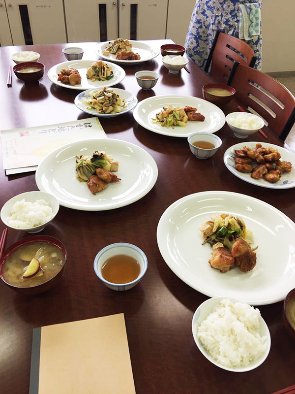 筑紫野市文化講座、舩越舞先生の料理教室3