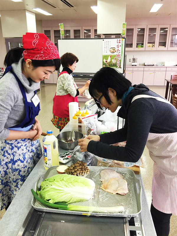筑紫野市文化講座、舩越舞先生の料理教室7